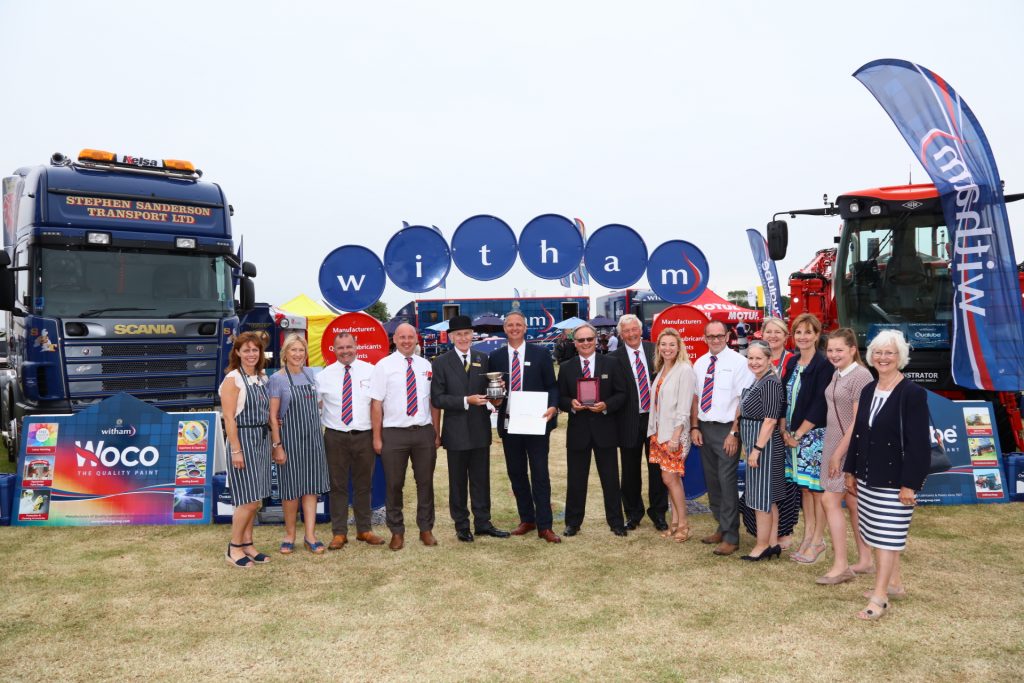 Witham - best agricultural stand at Lincolnshire Show