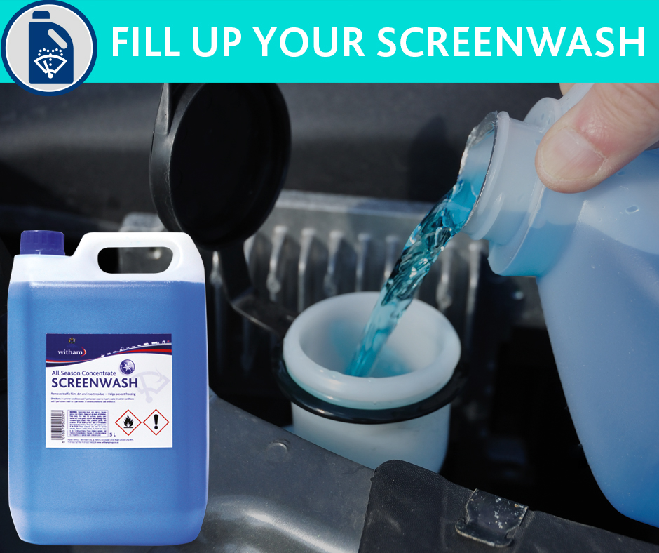 Fill up your screenwash